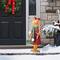 Glitzhome® 36" Metal Christmas Gingerbread Man Yard Stake